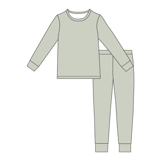 Mint Bamboo Pajama Set | Emi Lei