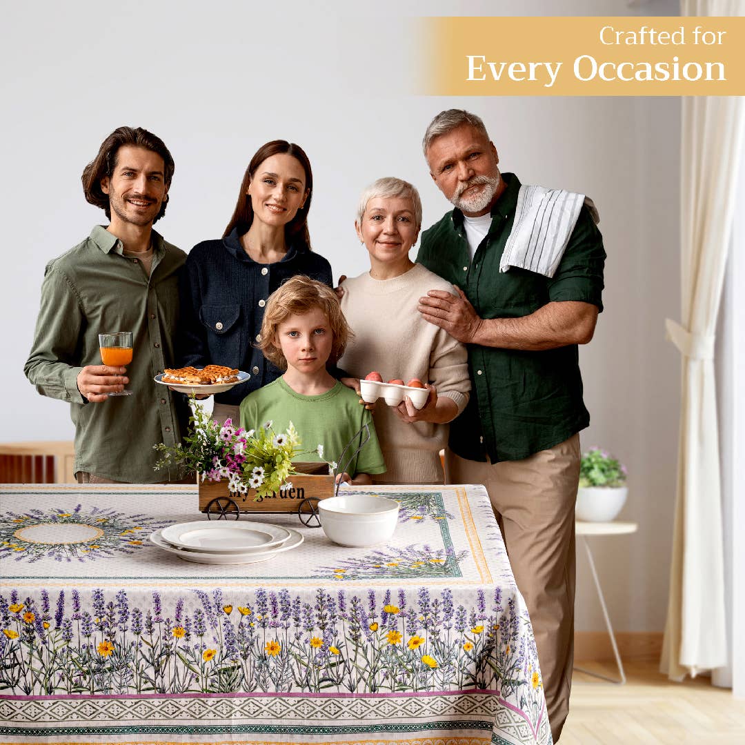 Fanny Lavender Tablecloth (Various Sizes) | Maison d'Hermine