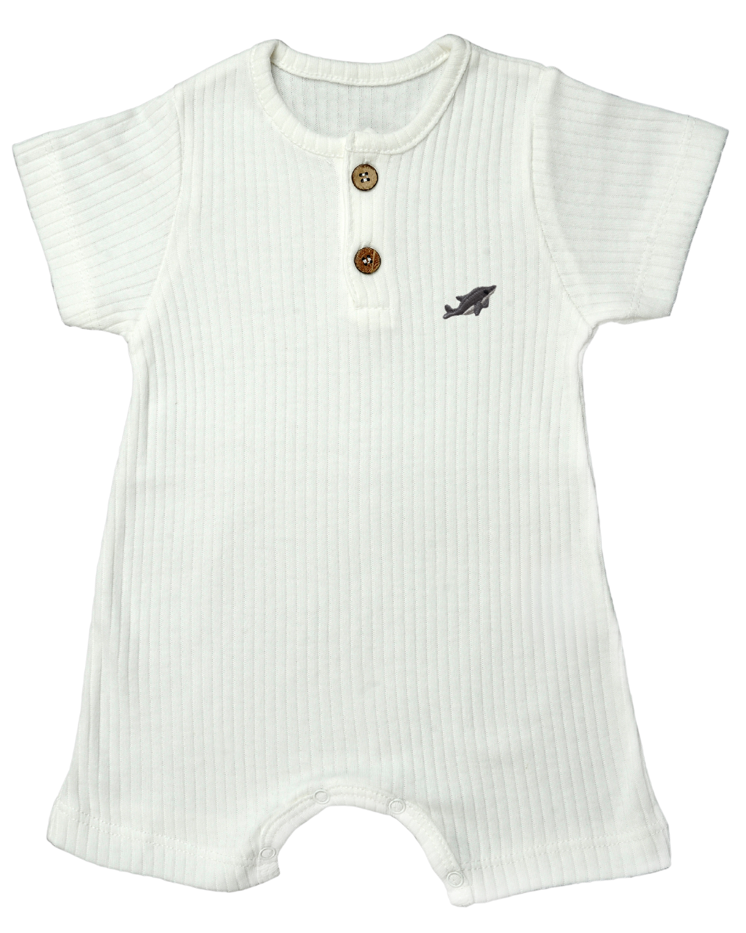Sea Animals Embroidered Romper | Himmelberg Baby