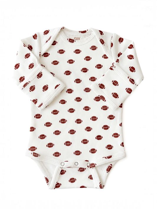 Football Long Sleeve Bodysuit | Siix Collection