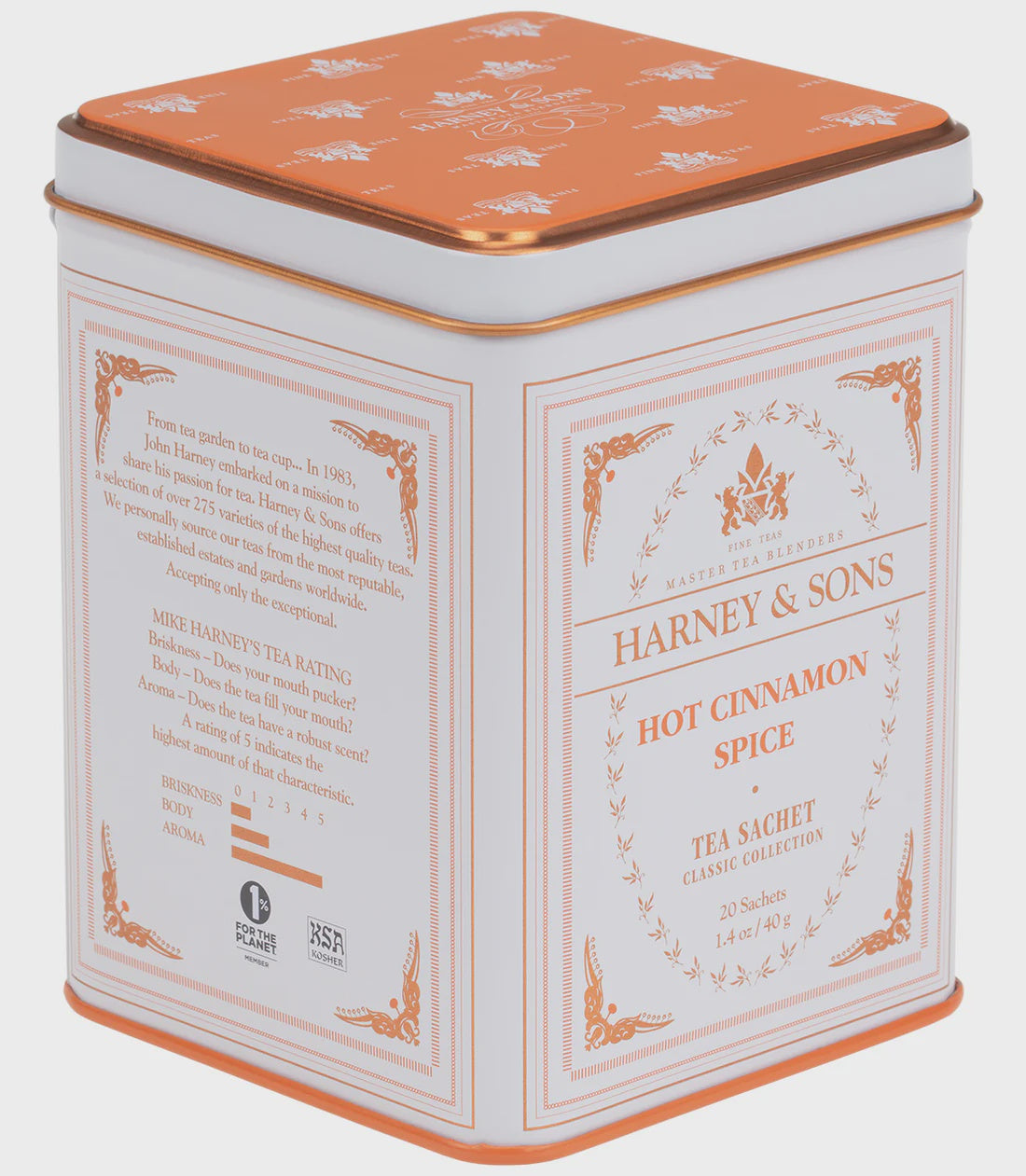 Hot Cinnamon Spice Black Tea (20 Sachets) | Harney & Sons