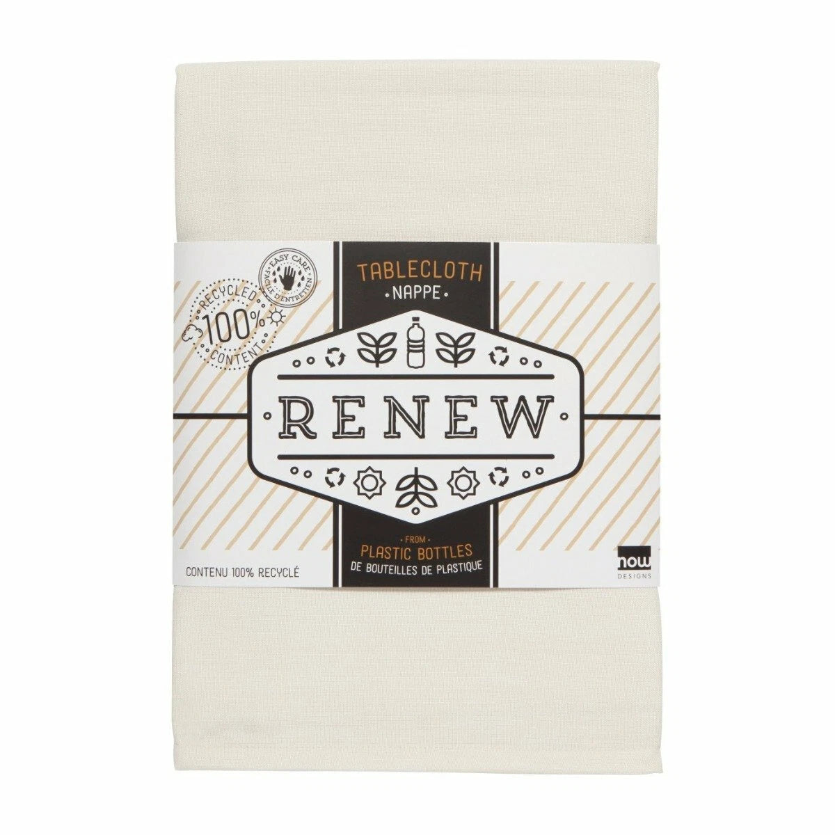Solid Ivory Tablecloth | Now Designs