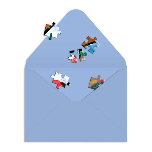 Cozy Cabin Puzzle Greeting Card | Galison