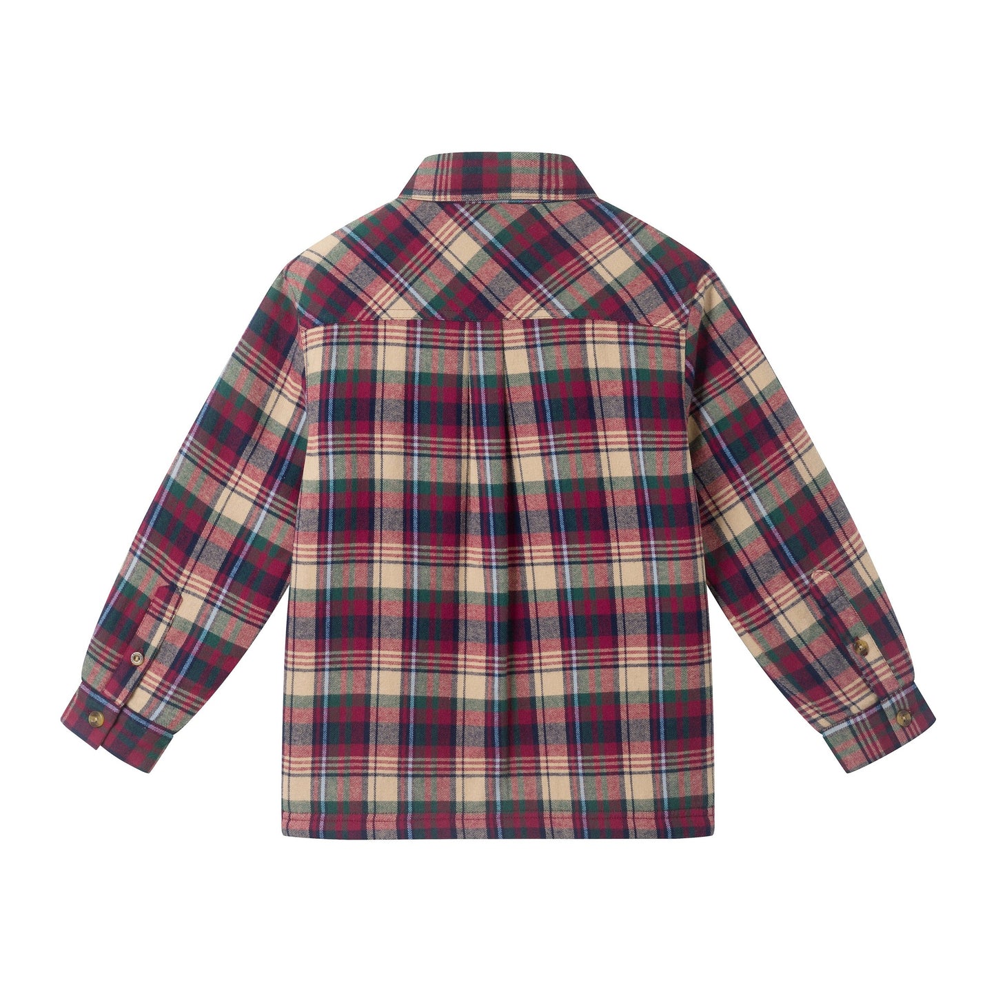 Maroon Plaid Sherpa-Lined Flannel Buttondown | Andy & Evan