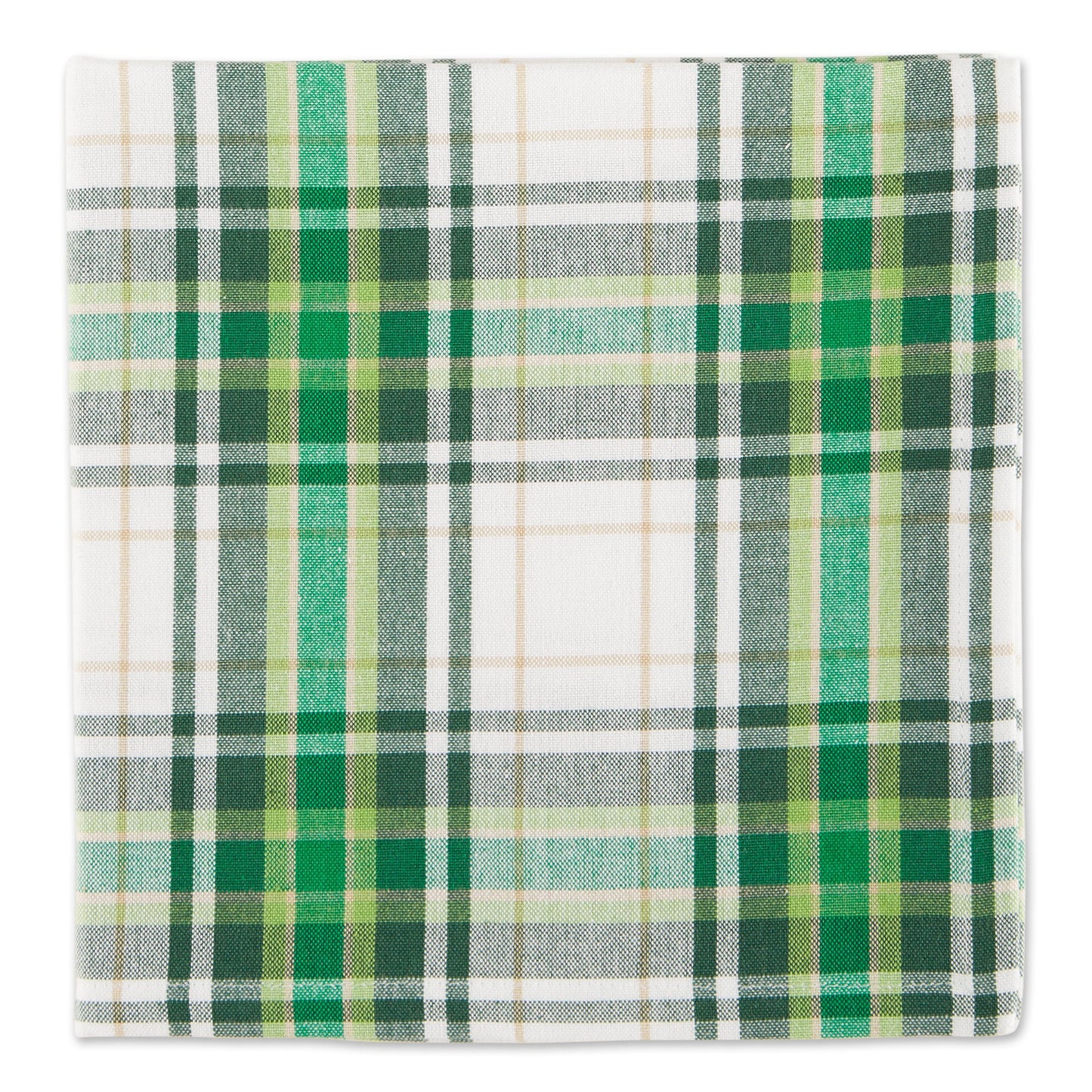 St. Paddy Plaid Cotton Napkins Set/4 | Design Imports