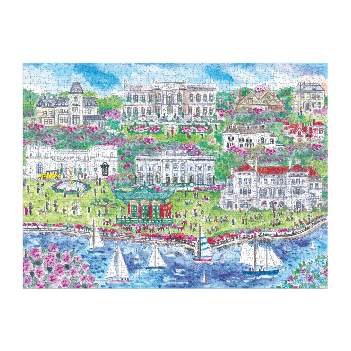 Michael Storrings Newport Mansions Puzzle (1000 Piece) | Galison