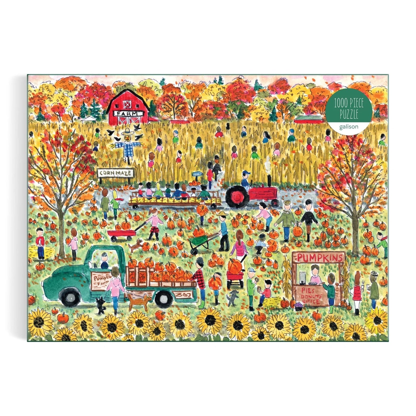 Michael Storrings Pumpkin Patch 1000 Piece Puzzle | Galison