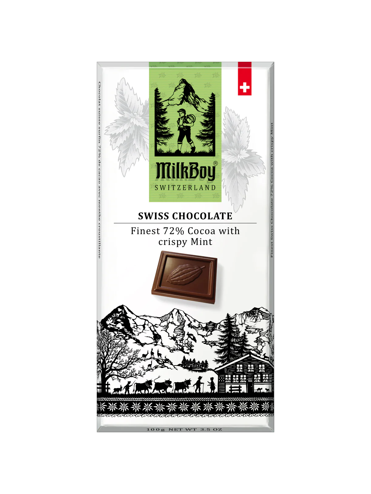 3.5 oz Chocolate Bars (Various Flavors) | MilkBoy Swiss Chocolate