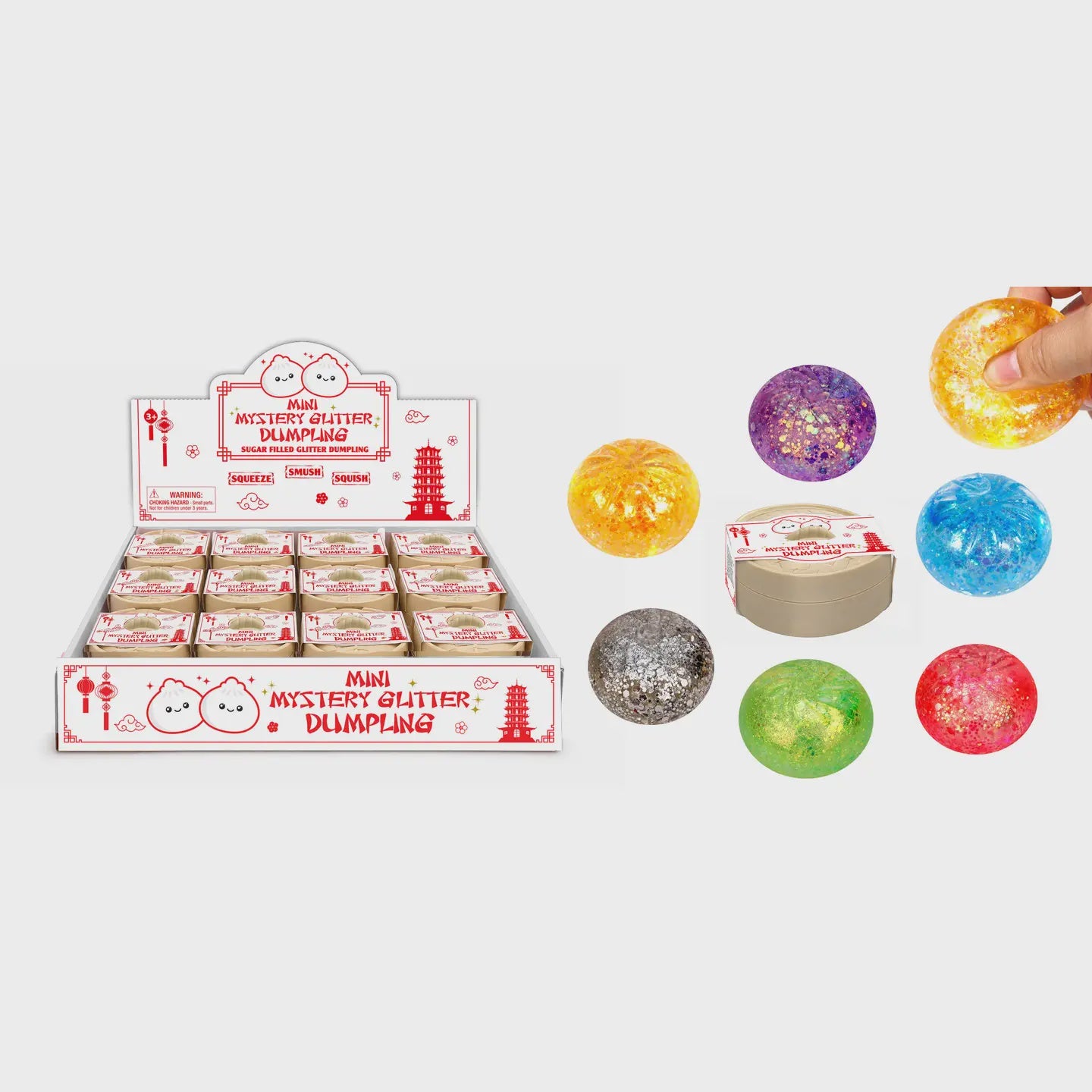 Mini Glitter Dumplings | Master Toys