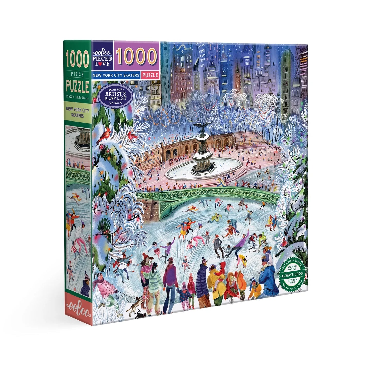 New York City Skaters Puzzle (1000 Piece) | Eeboo