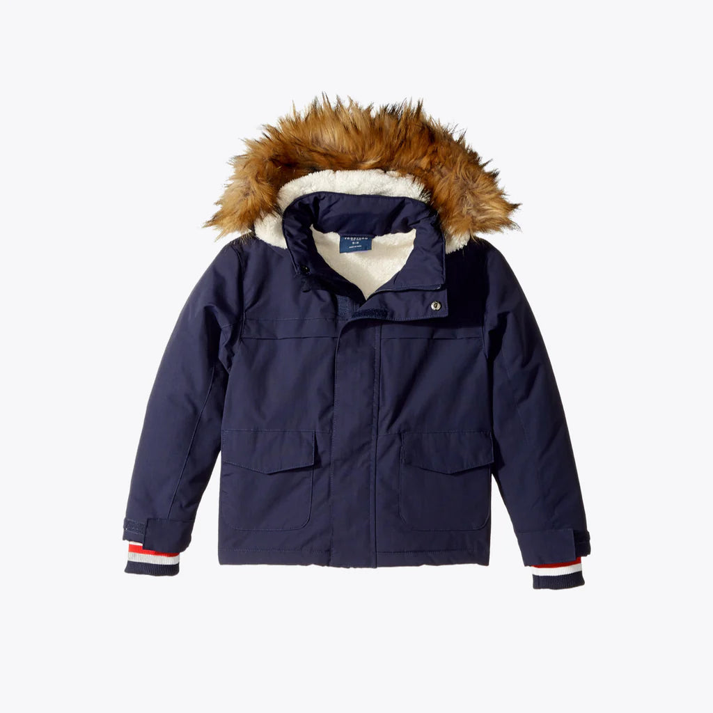 Navy Parka Jacket | Toobydoo