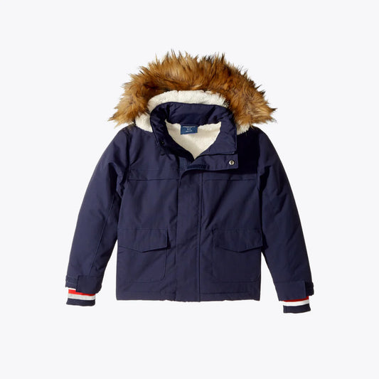 Navy Parka Jacket | Toobydoo