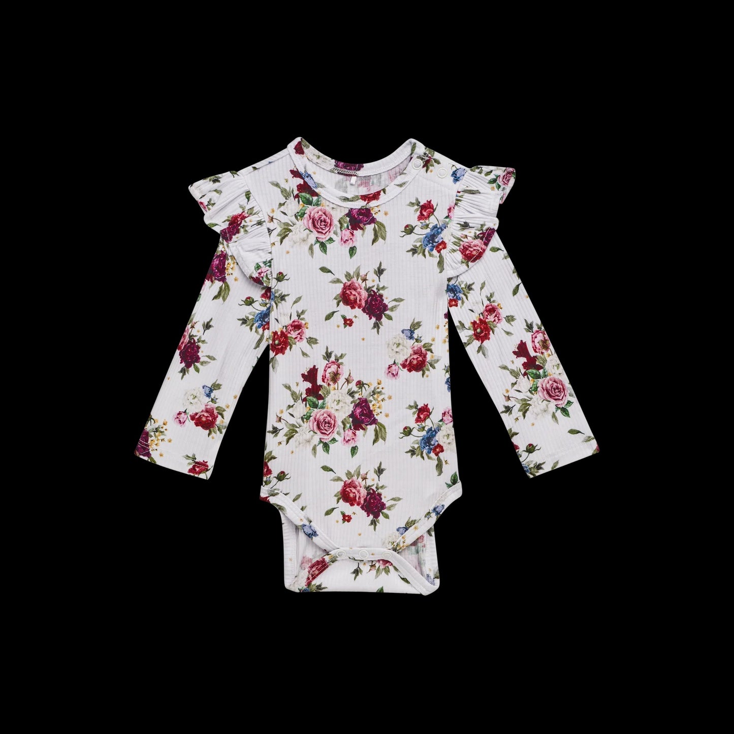 Bamboo Ruffle Bodysuit | Posh Peanut