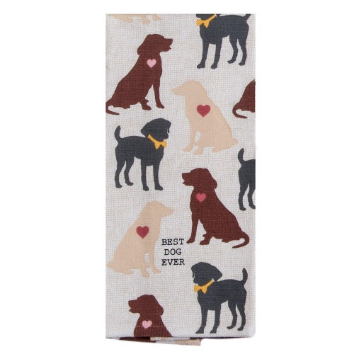 Best Dog Ever Terry Towel | Kay Dee Designs