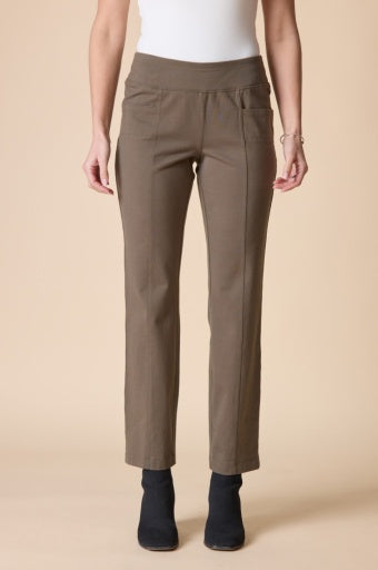 Umber Stonewash Knit Straight Pant | Habitat Clothing