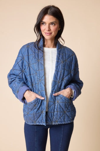 Diamond Quilt Kimono Jacket | Habitat Clothing