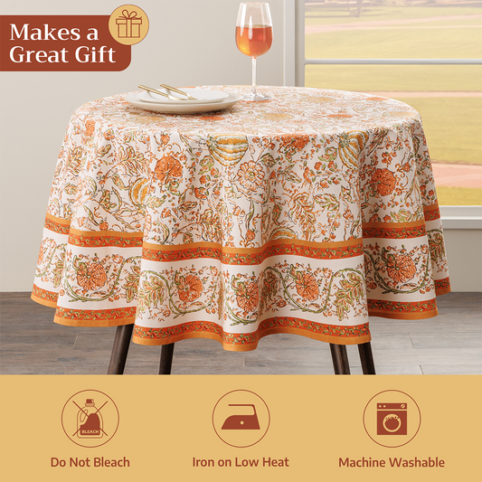 Pumpkin Spice Tablecloth | Maison d'Hermine