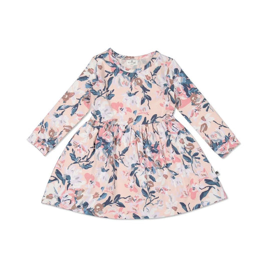 Fleur Long Sleeve Cotton Dress | Burrow & Be