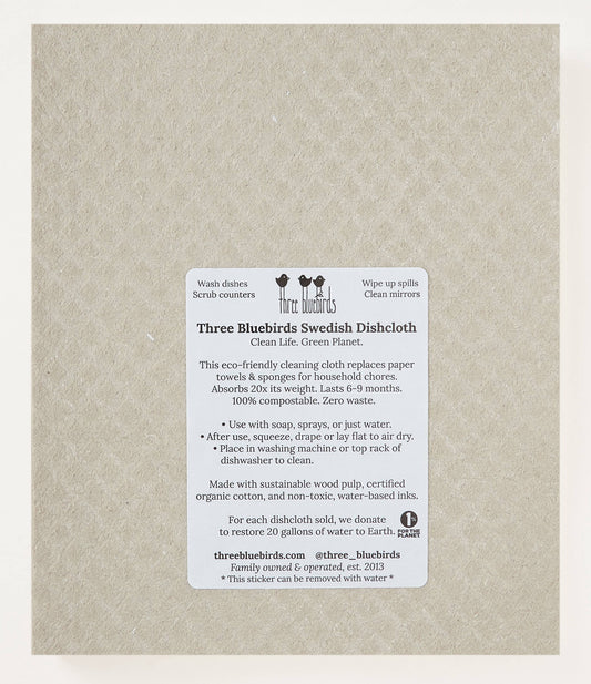 Handy Hedgehogs Swedish Dishcloth | Three Bluebirds