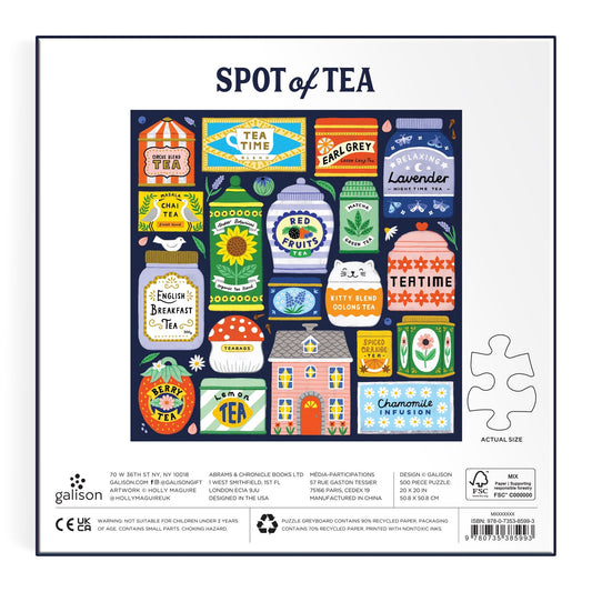 Spot of Tea 500 pc Puzzle | Galison