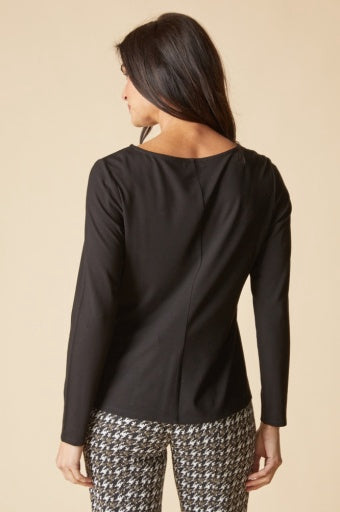 Core Travel Knit Solid Tie Front Top | Habitat Clothing
