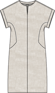 Bethany Linen Dress - Oatmeal | Habitat Clothing