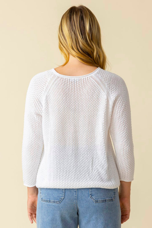 Coastal Crochet Pullover | Habitat Clothing