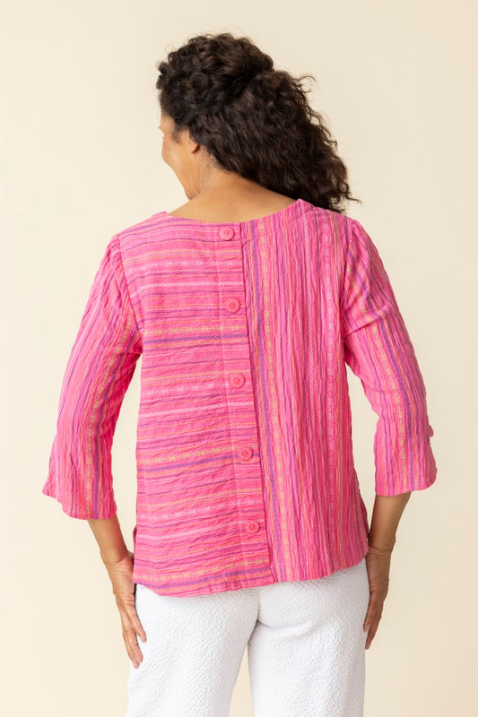 Baja Weave Button Back Pullover | Habitat Clothing