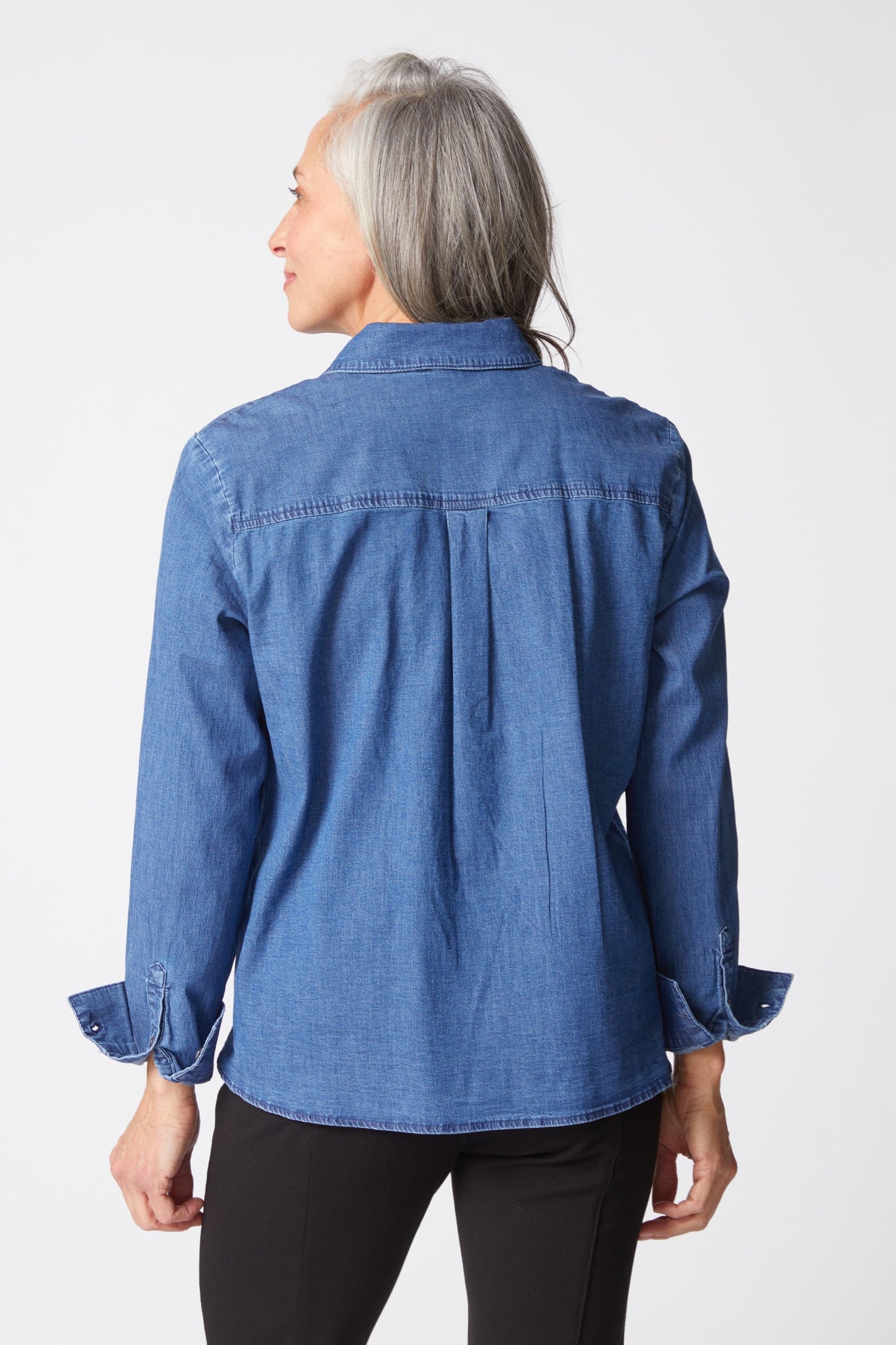 Denim Perfect Travel Shirt | Habitat Clothing