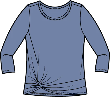 Side Twist Tee | Habitat Clothing