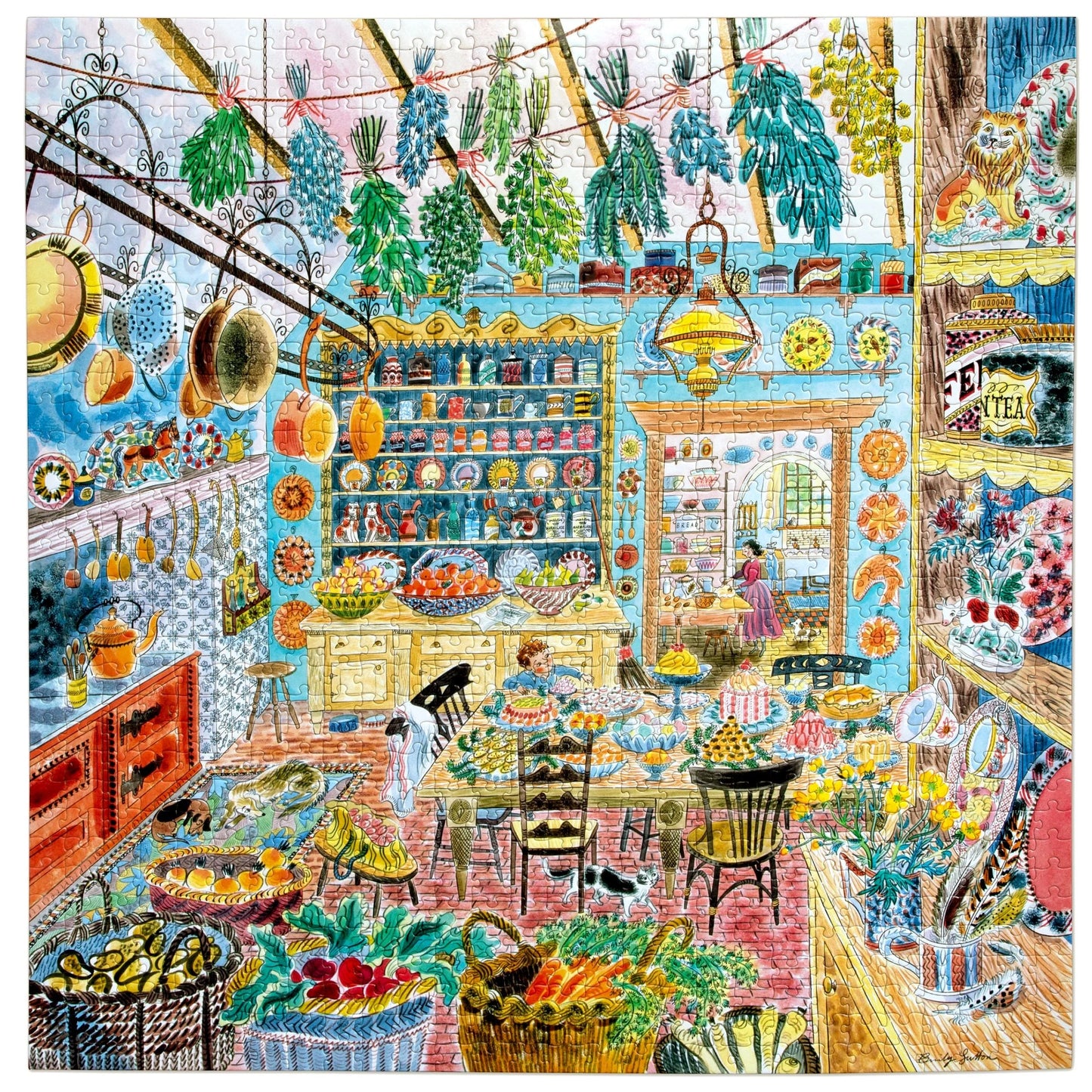 Victorian Kitchen Puzzle (1000 Piece) | Eeboo