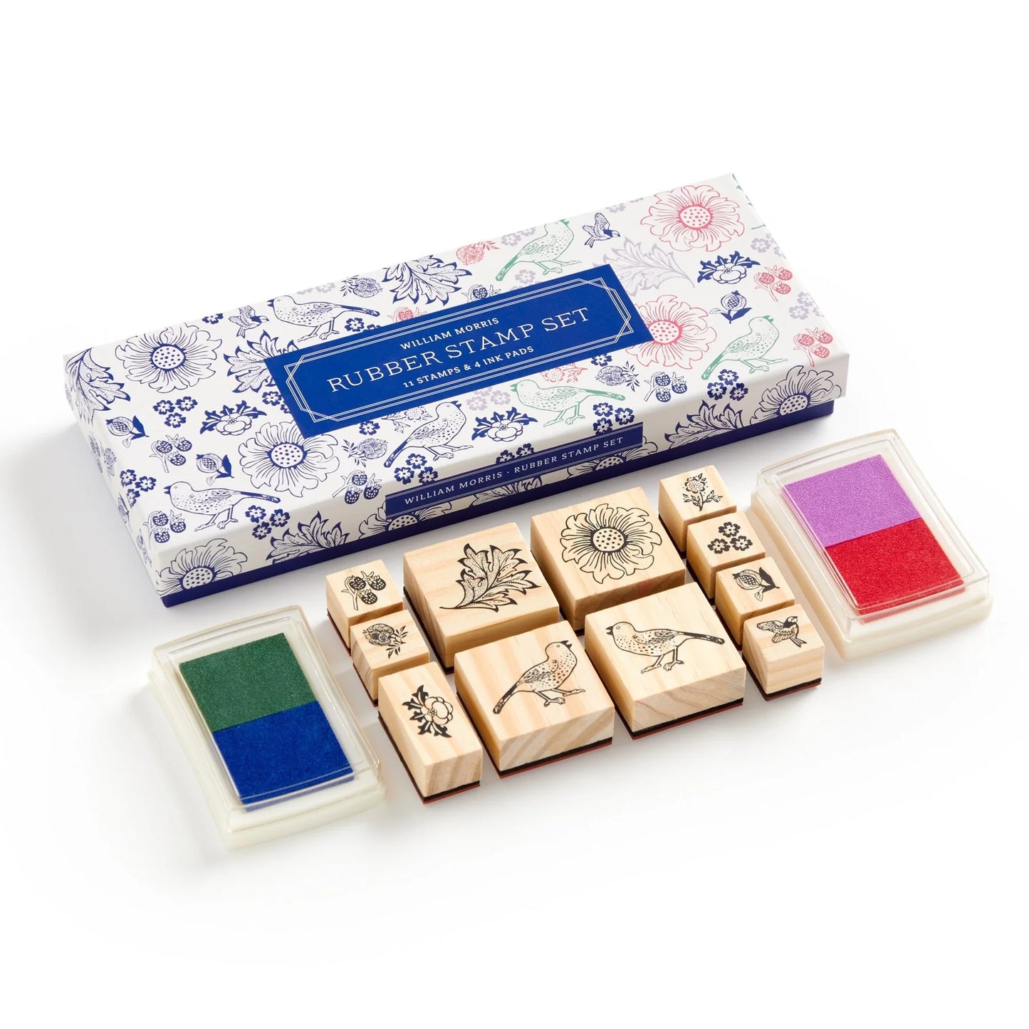 William Morris Rubber Stamp Kit | Chronicle Books