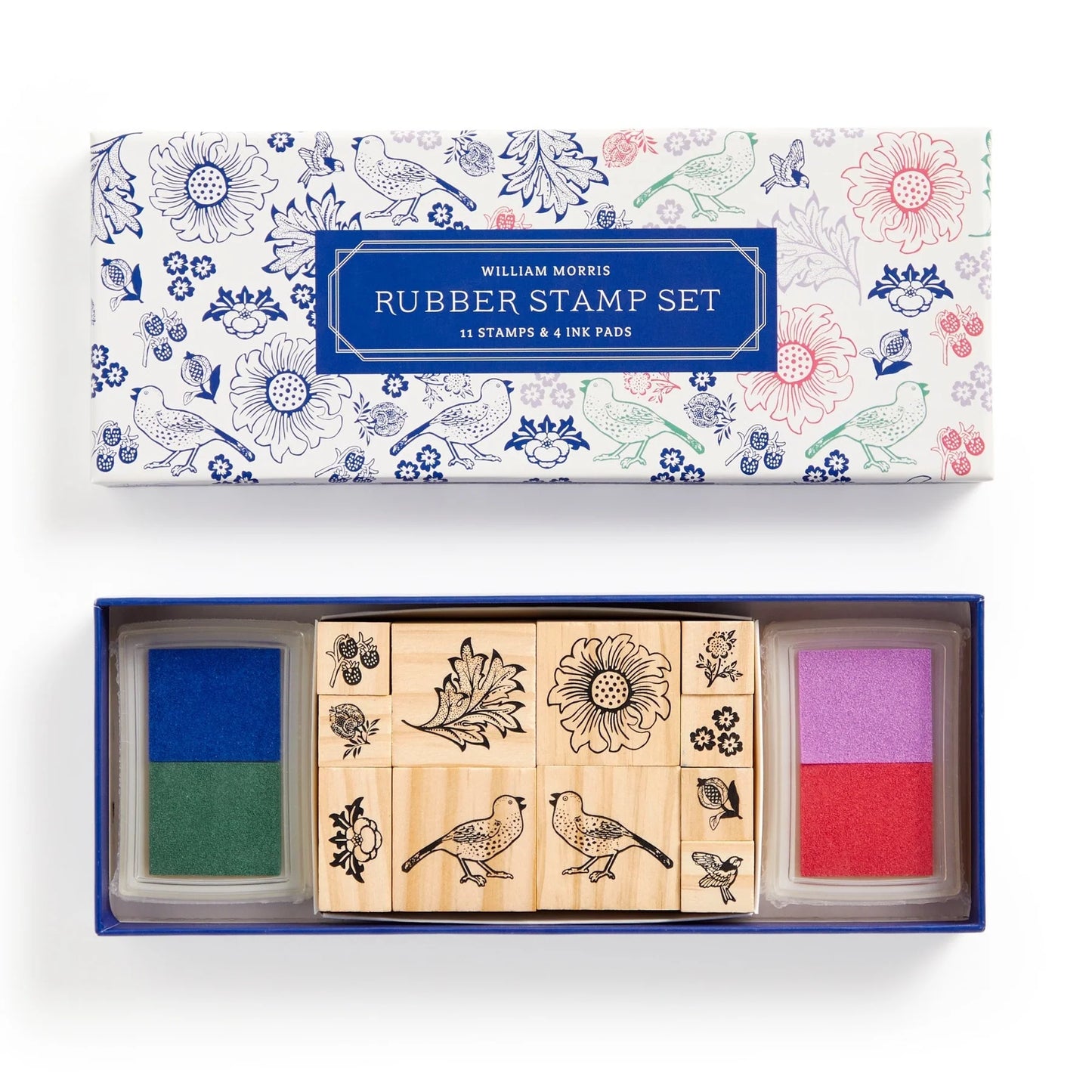 William Morris Rubber Stamp Kit | Chronicle Books