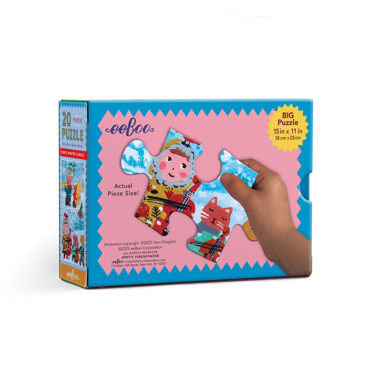 Yumi's Winter Carols Puzzle - 20 Piece | Eeboo