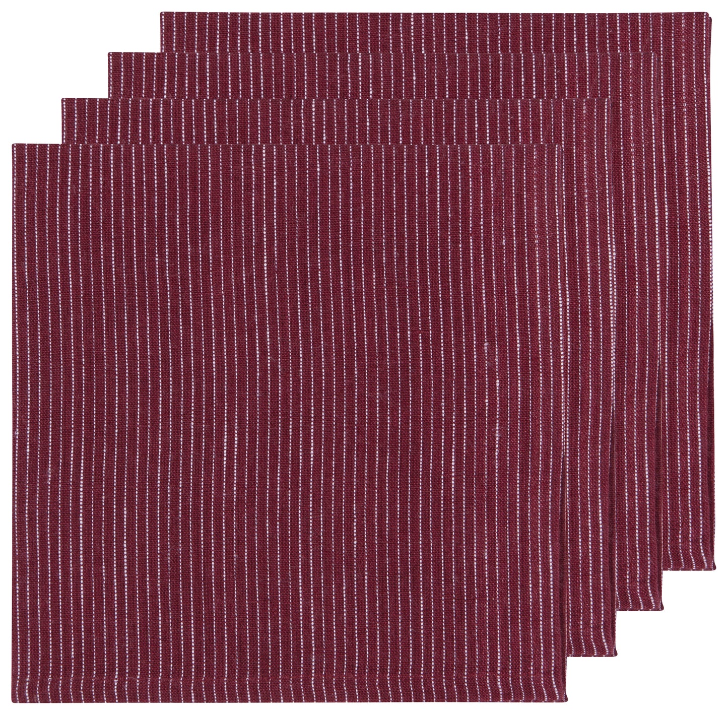 Set of 4 Linen Pinstripe Napkins | Now Designs