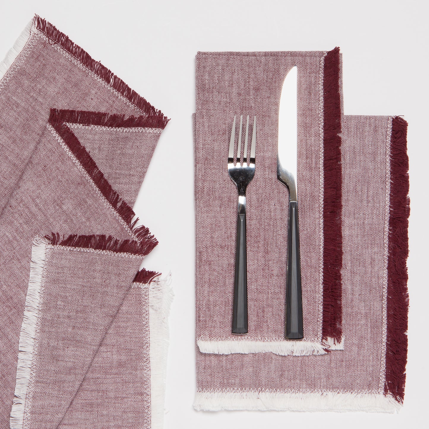 Set of 4 Chambray Cloth Napkins (Various Colors) | Now Designs