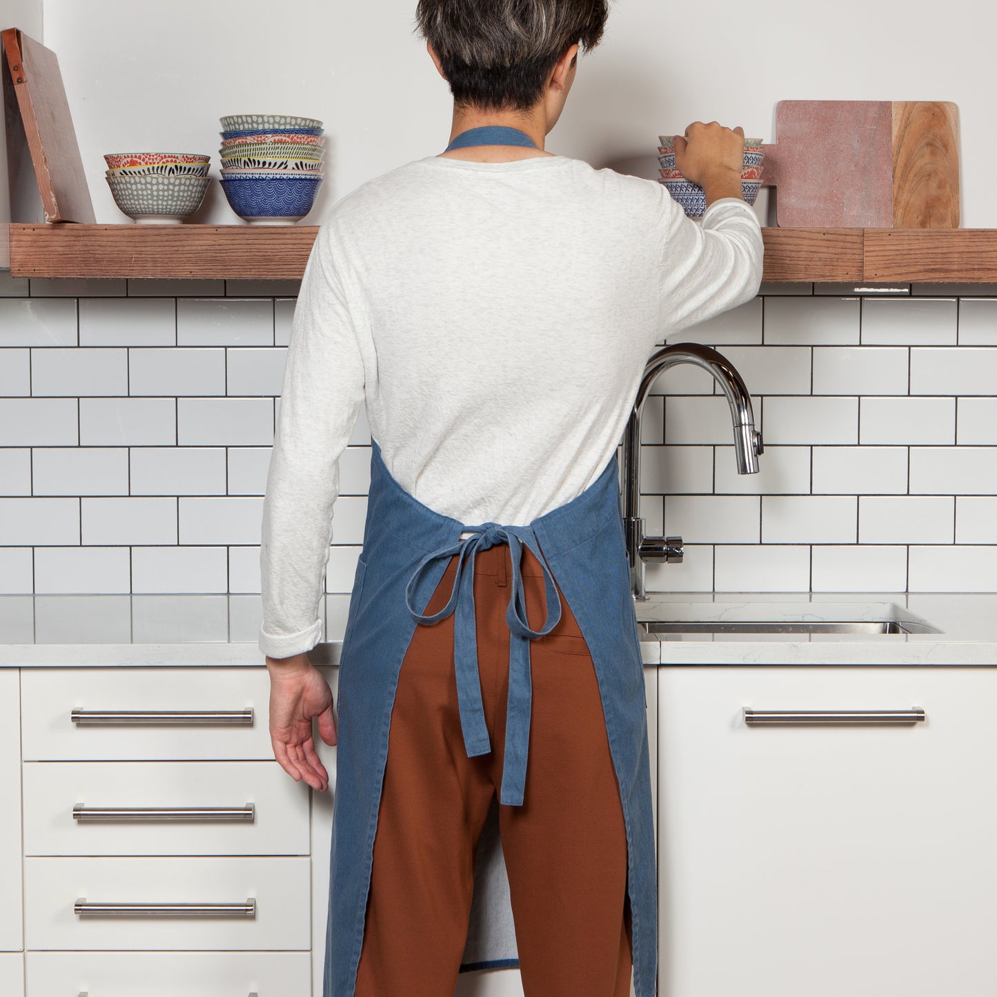 Stonewash Heirloom Apron | Now Designs