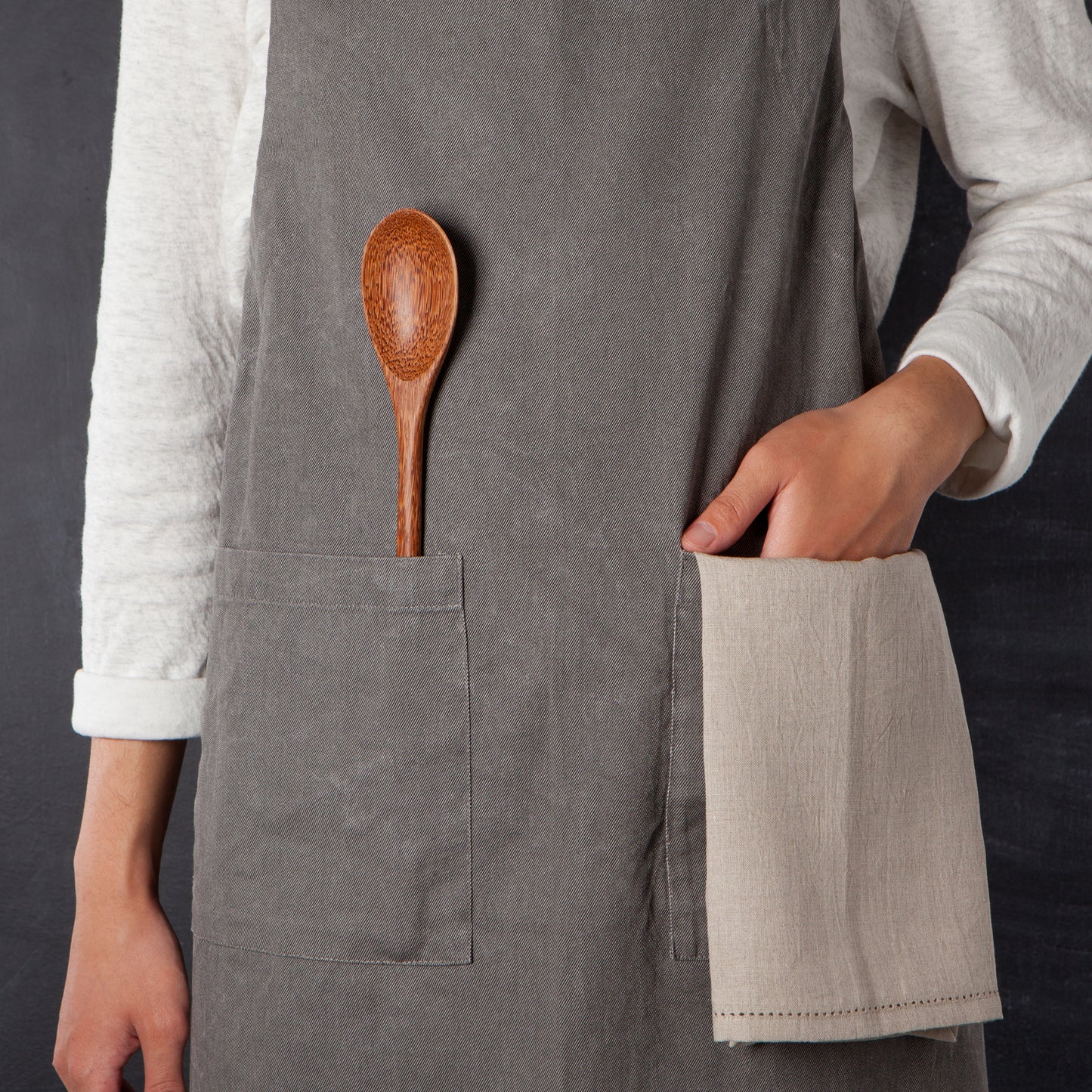 Stonewash Heirloom Apron | Now Designs