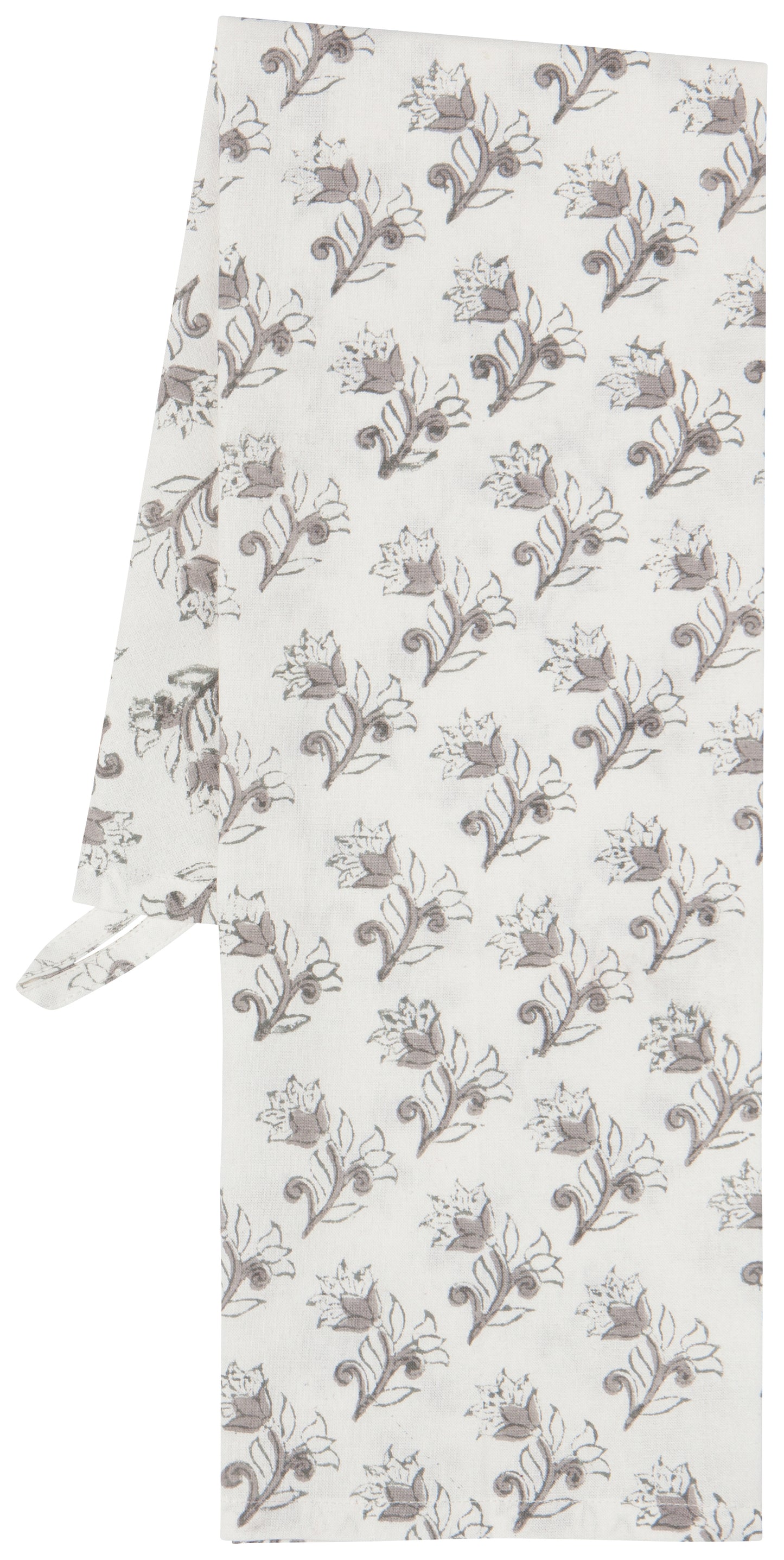 Floret Block Print Tea Towel | Danica