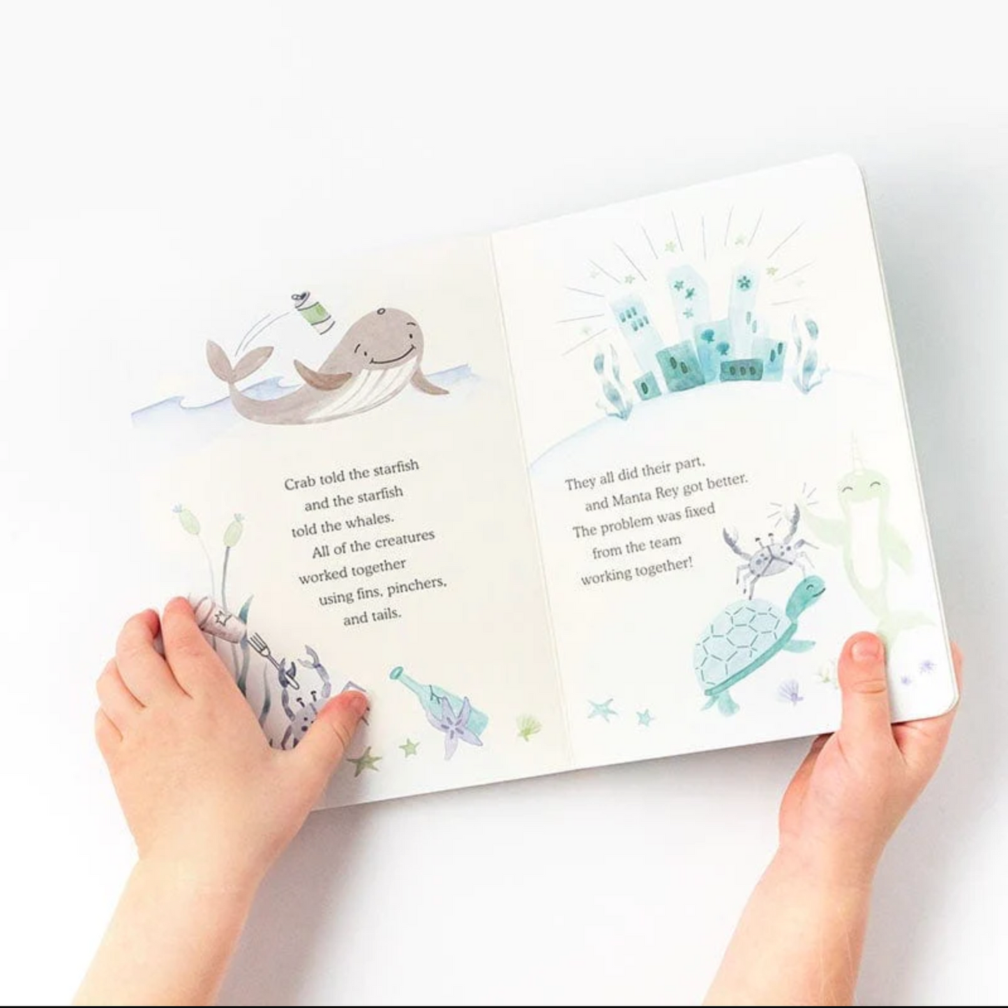 Narwhal Uses Teamwork Board Book | Slumberkins