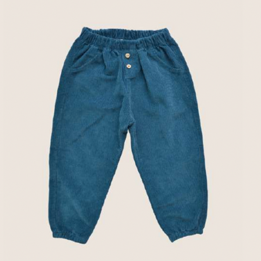 Teal Corduroy Soft Pants  | Eli & Nev