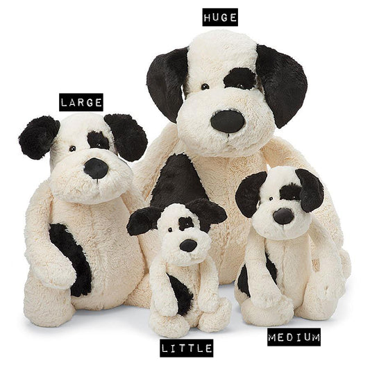 Bashful Black & Cream Puppy | Jellycat