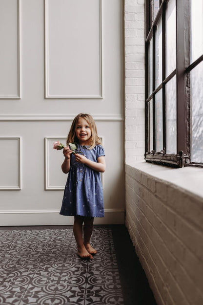 Floral Chambray Dress | City Mouse