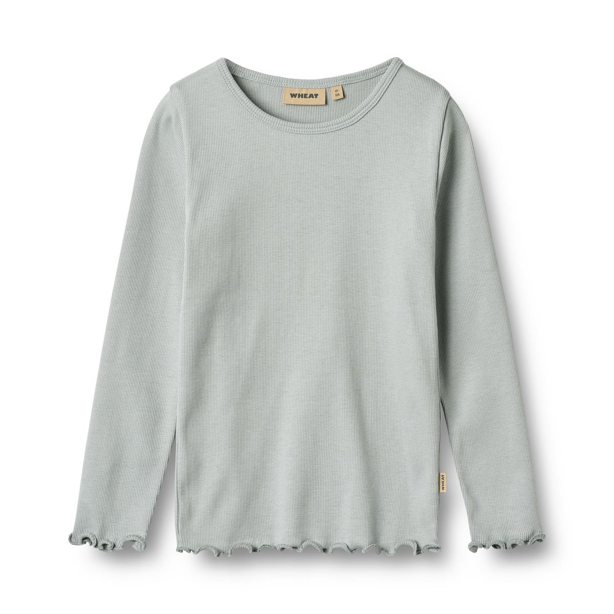 Ida Long Sleeve T-Shirt - Soft Rain | Wheat