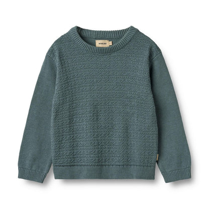 Borris Organic Pullover - Stormy Weather | Wheat