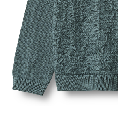 Borris Organic Pullover - Stormy Weather | Wheat