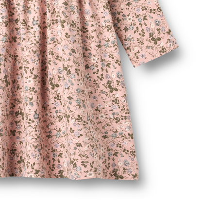 Sessa Jersey Dress - Rose Powder Flowers | Wheat