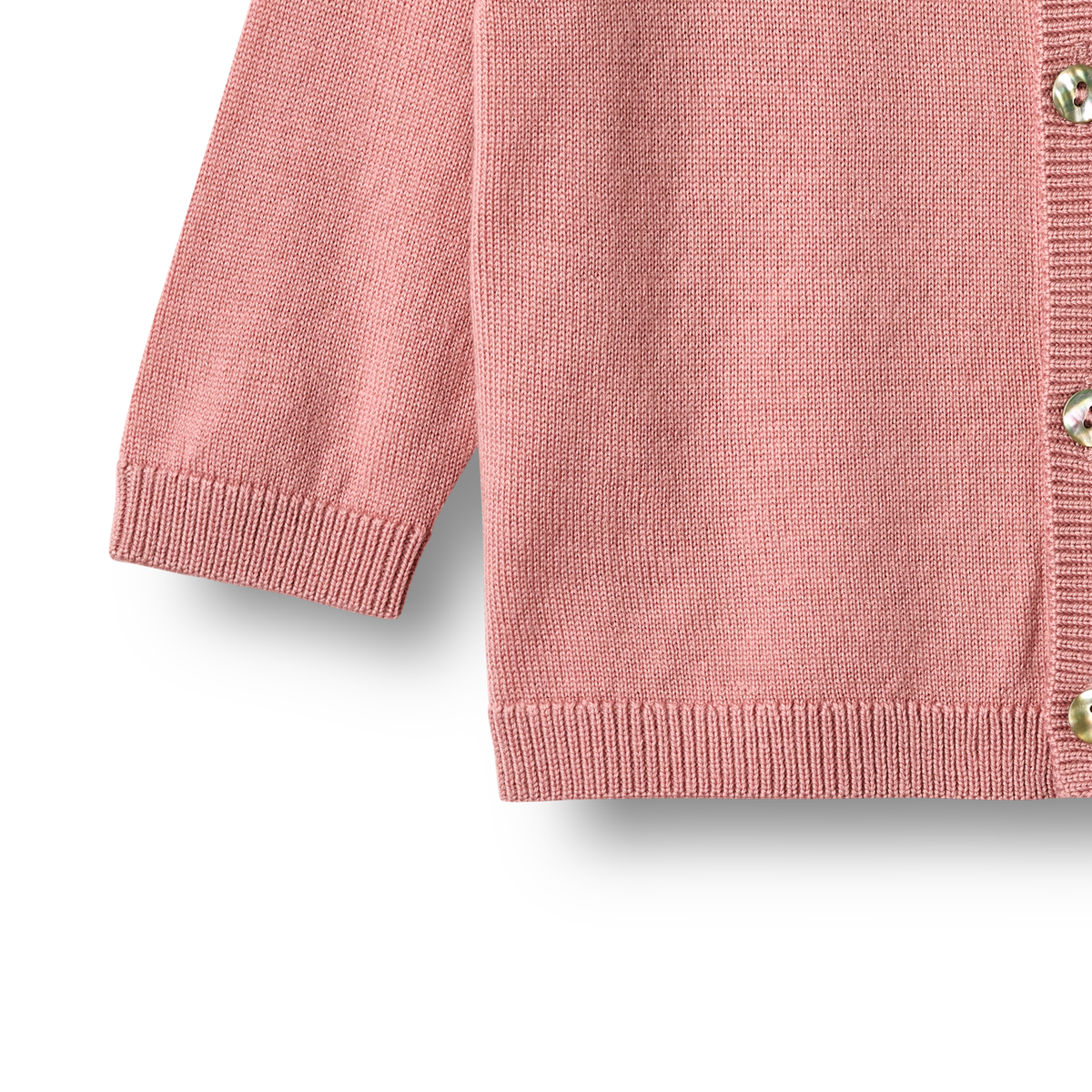 Rose Nico Cardigan - Merino Wool | Wheat