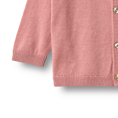 Rose Nico Cardigan - Merino Wool | Wheat