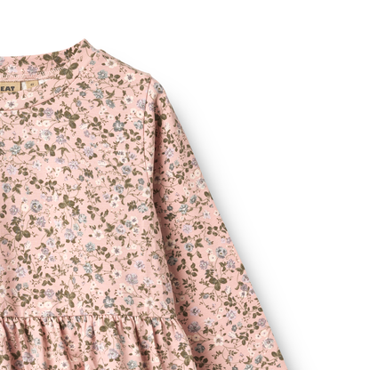 Sessa Jersey Dress - Rose Powder Flowers | Wheat